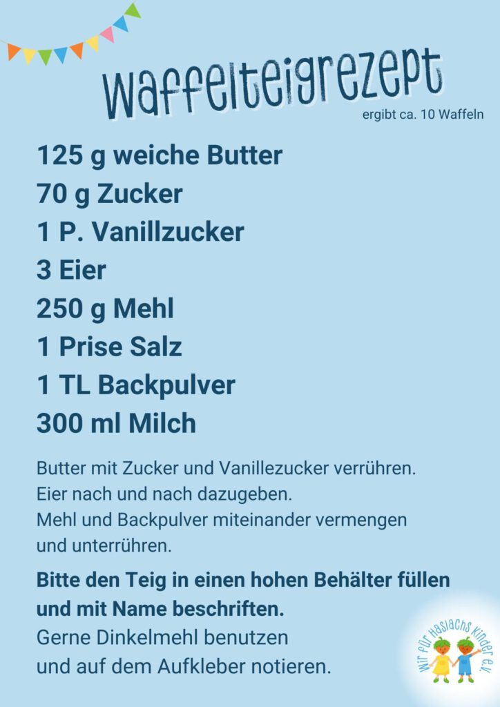 Rezept Waffelteig